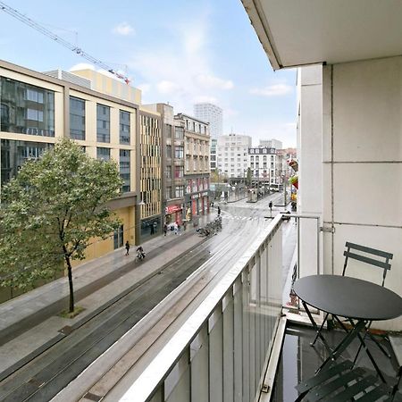 Studio In City Center With Terrace, Netflix - Wifi Antwerpen Bagian luar foto