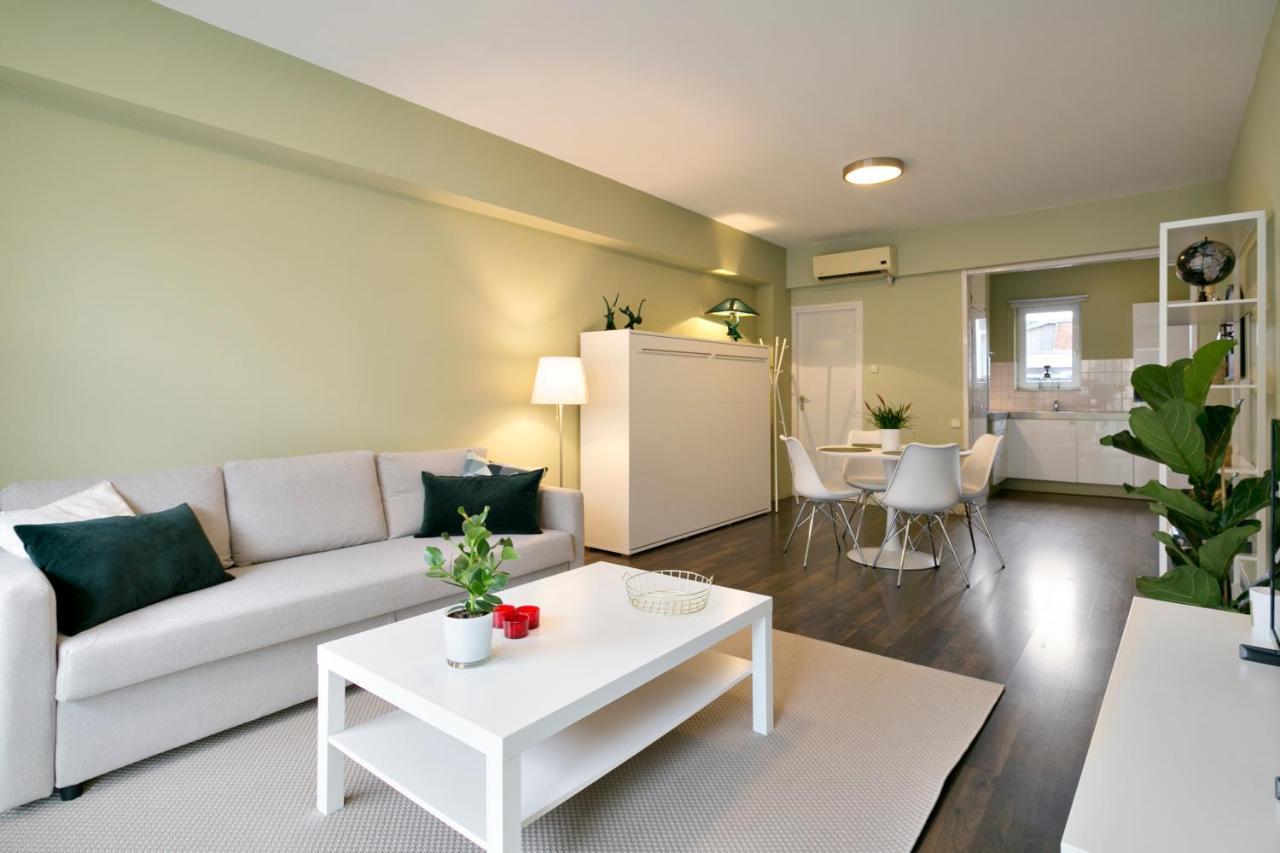 Studio In City Center With Terrace, Netflix - Wifi Antwerpen Bagian luar foto
